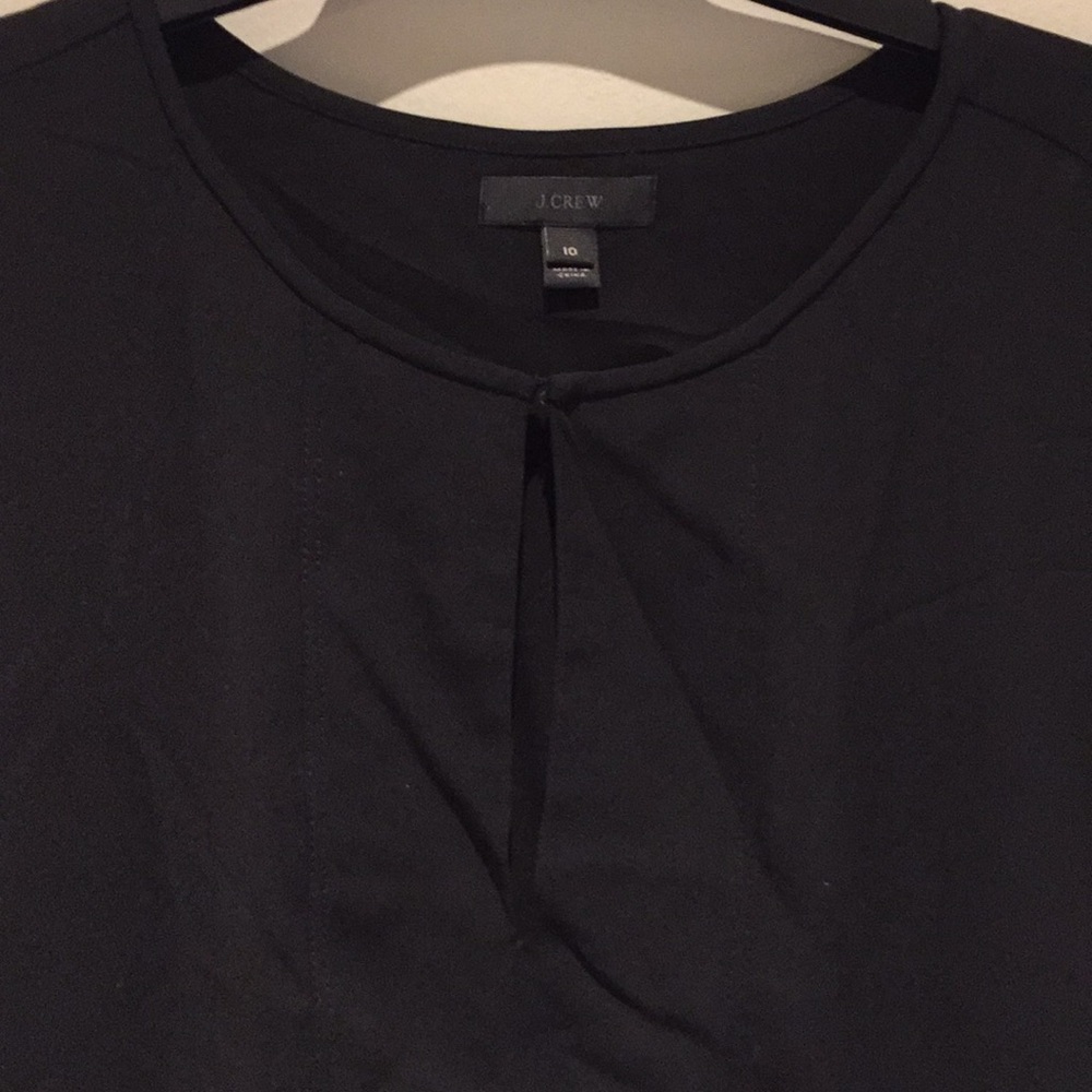 Jcrew black keyhole top. Worn once